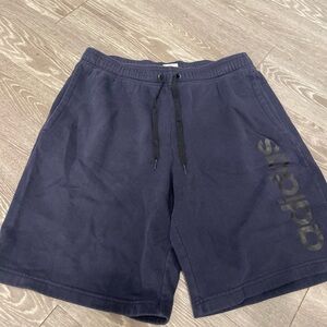 Adidas Men's Dark Blue Athletic Shorts